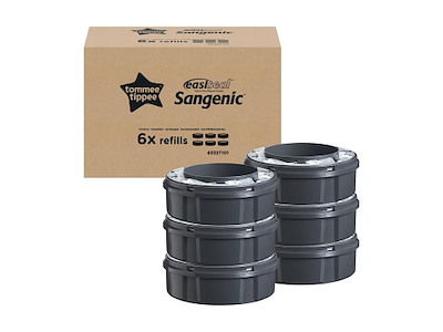 Plastrefill Ø19cm sort let lugtbeskyttende til blespand Easiseal