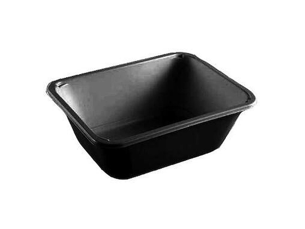 Bakke 1-rum 2227-1F 1660ml L227xB178xH60mm CPET Sort