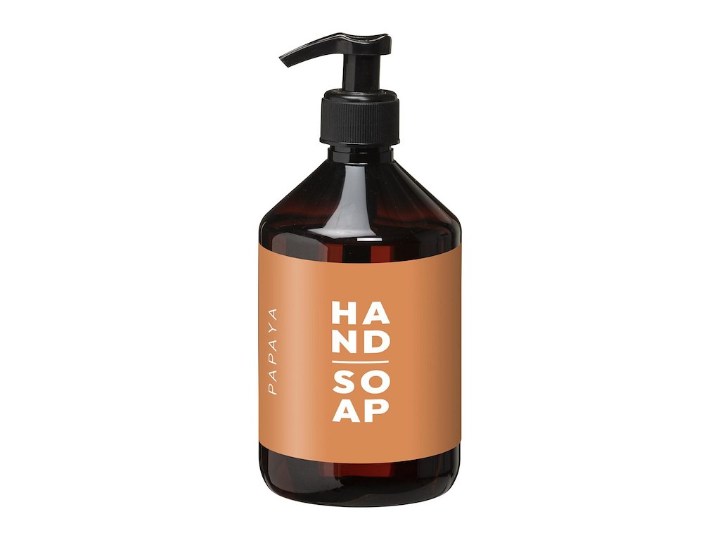 Håndsæbe Flydende Papaya 500ml Med Parfume/Pumpe Uden Parabener