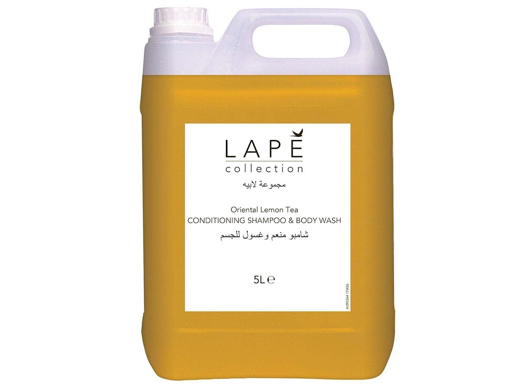 Shampoo LAPE Oriental Lemon Tea Hair & Body 5ltr med Parfume Orange