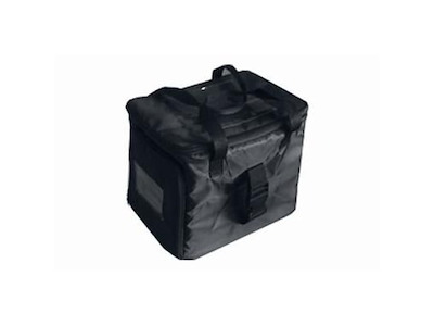 Termotaske 29.5x20.5x27 cm 5 portioner Alu Sort