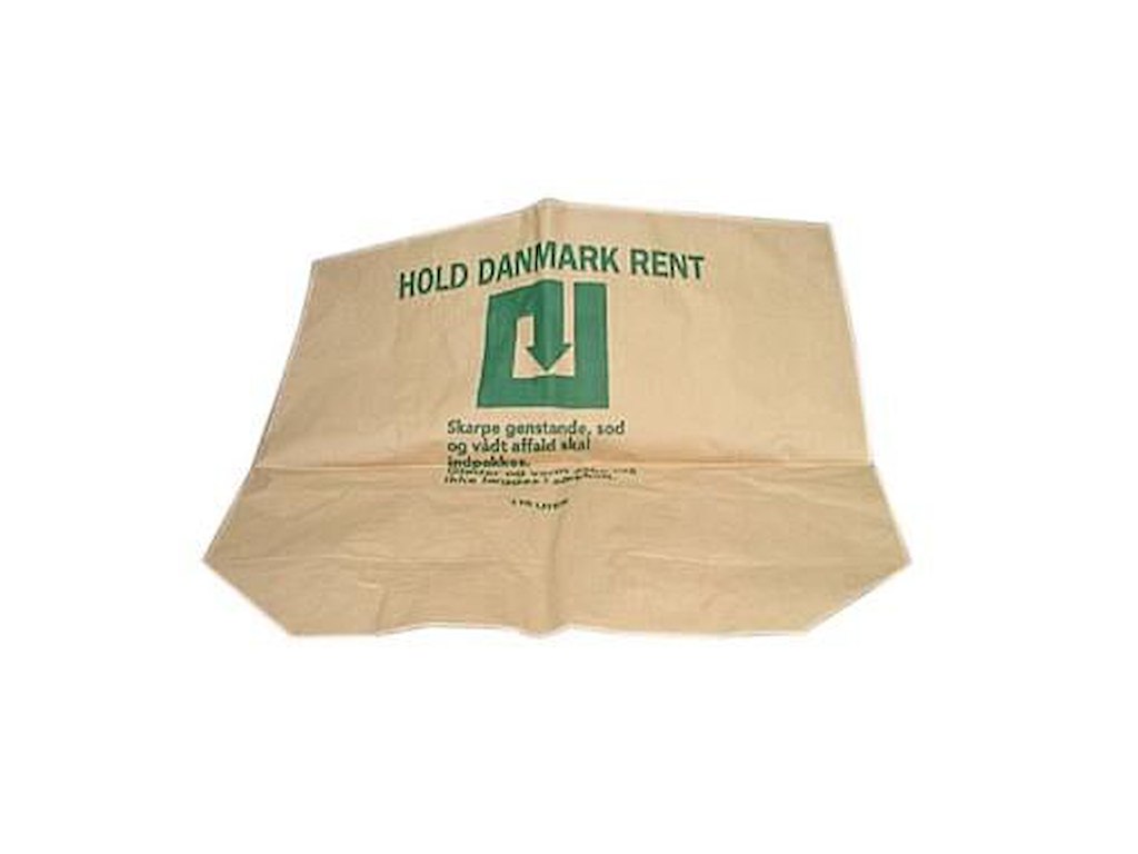 Papirsæk 110liter B700xL950mm 1-lag Brun