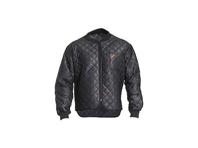 Termojakke FE quiltet str XL med Brystlomme Sort