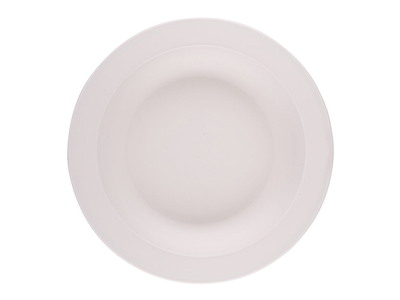 Tallerken Dyb Flergangs Ø22,8xH3cm PP Beige