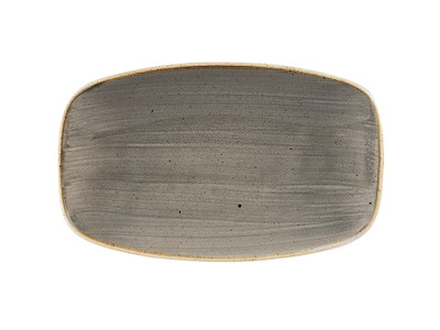 Serveringsfad Stonecast 30x19.9 cm Porcelæn Grå