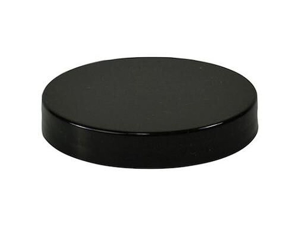 Låg Glossy 70mm uden Liner PP Sort til PET dåse