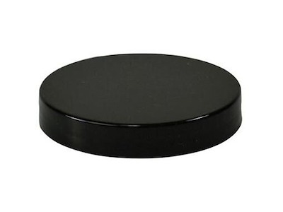 Låg Glossy 70mm uden Liner PP Sort til PET dåse
