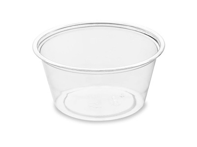 Dressingbæger 60 ml rund Ø62x30 mm RPET Klar