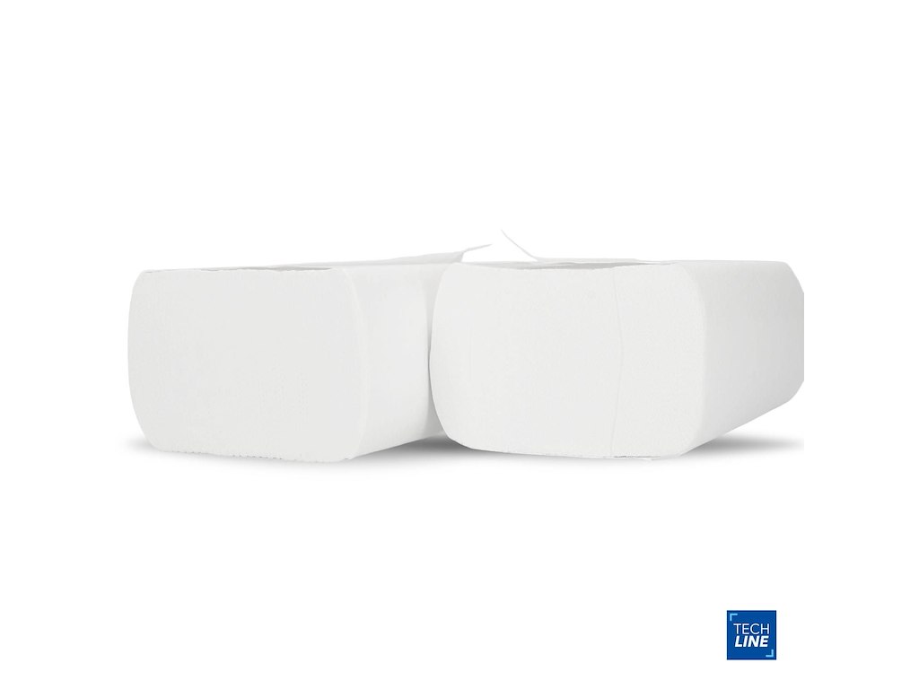 Håndklædeark Techline M-Fold 2-lag L32x20.2x12cm Nyfiber hvid