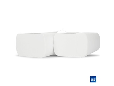 Håndklædeark Techline M-Fold 2-lag L32x20.2x12cm Nyfiber hvid