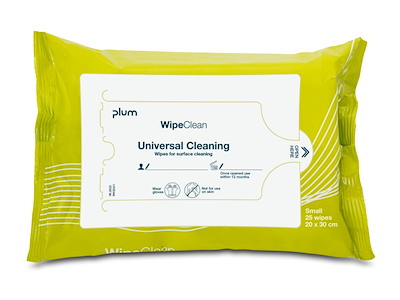 Universalrengøring Serviet PLUM Universal Cleaning wipe Small 30x20 cm Grøn