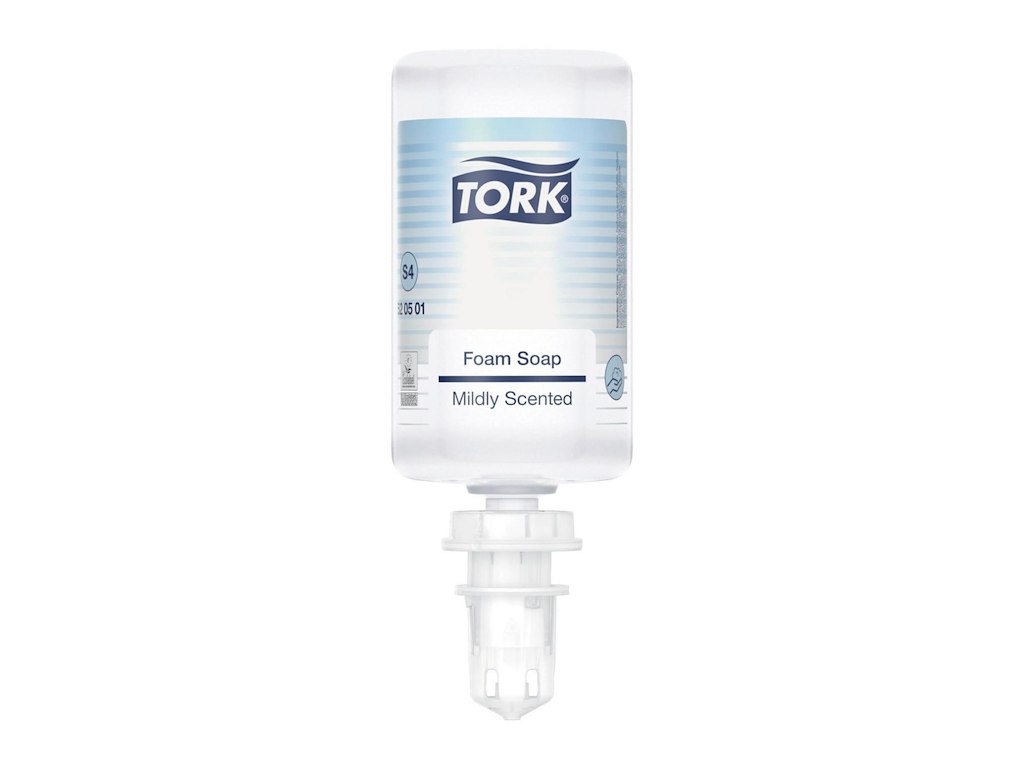 Skumsæbe Tork Mild Duft 1000ml Ecolabel med Parfume Klar til S4 dispenser