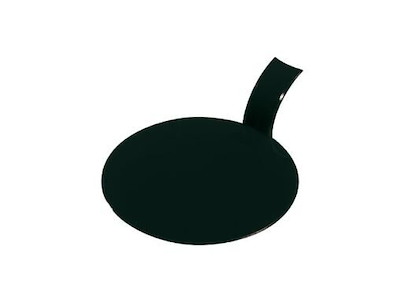 Kageplatte ø80x20 mm PS sort