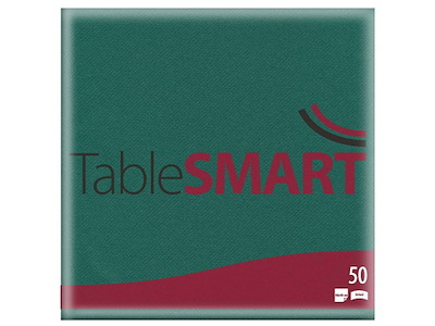 Serviet TableSMART airlaid 40x40 cm 1/4 fold Grøn