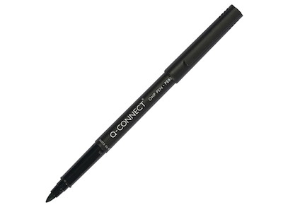 Sprit Tusch Marker permanent Q-Connect 1mm sort