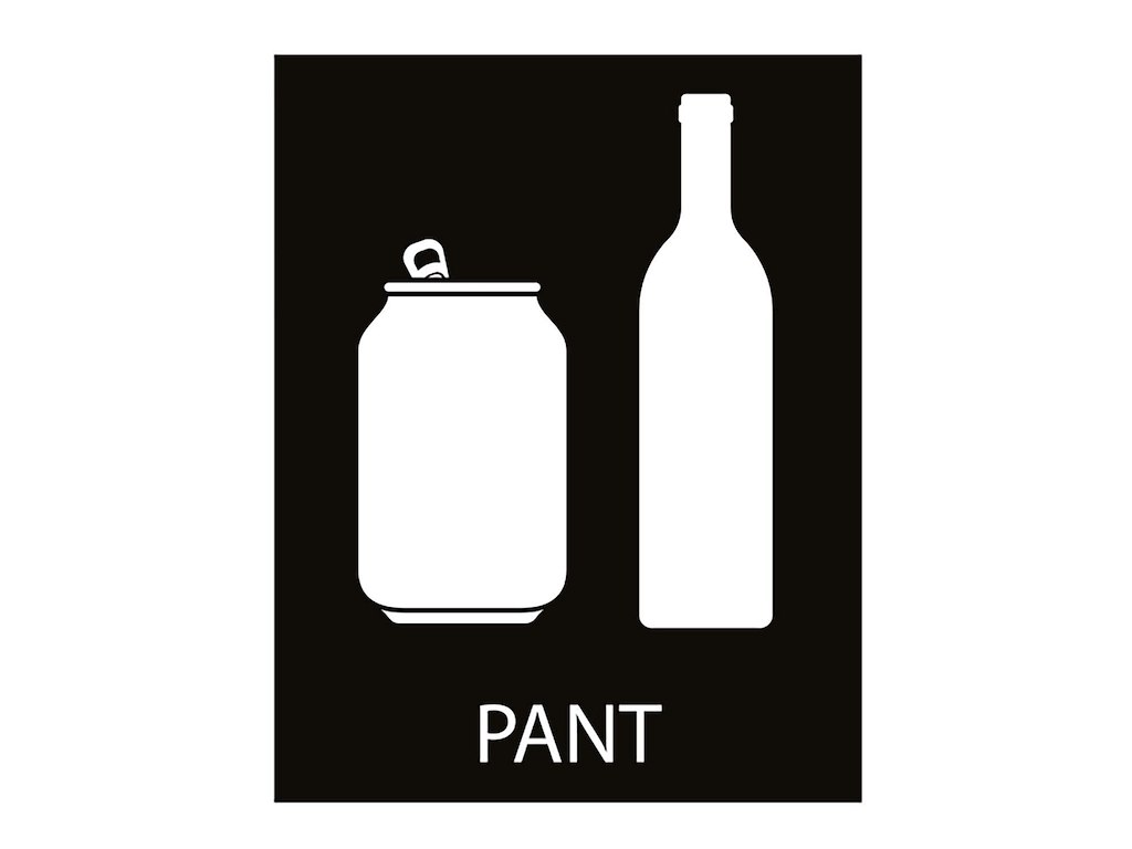 Piktogram pant L120xB80mm hvidt uden baggrund