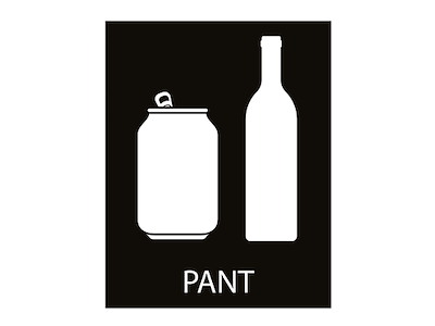 Piktogram pant L120xB80mm hvidt uden baggrund