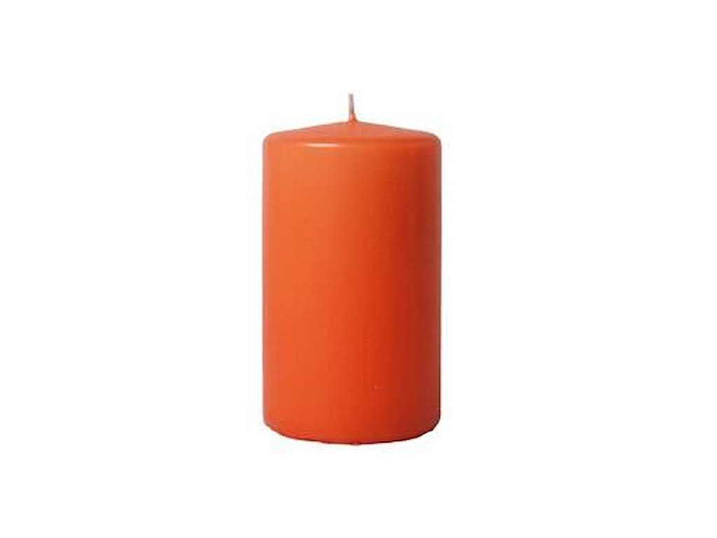 Bloklys Ø60x120 mm Brændetid 40 timer Orange