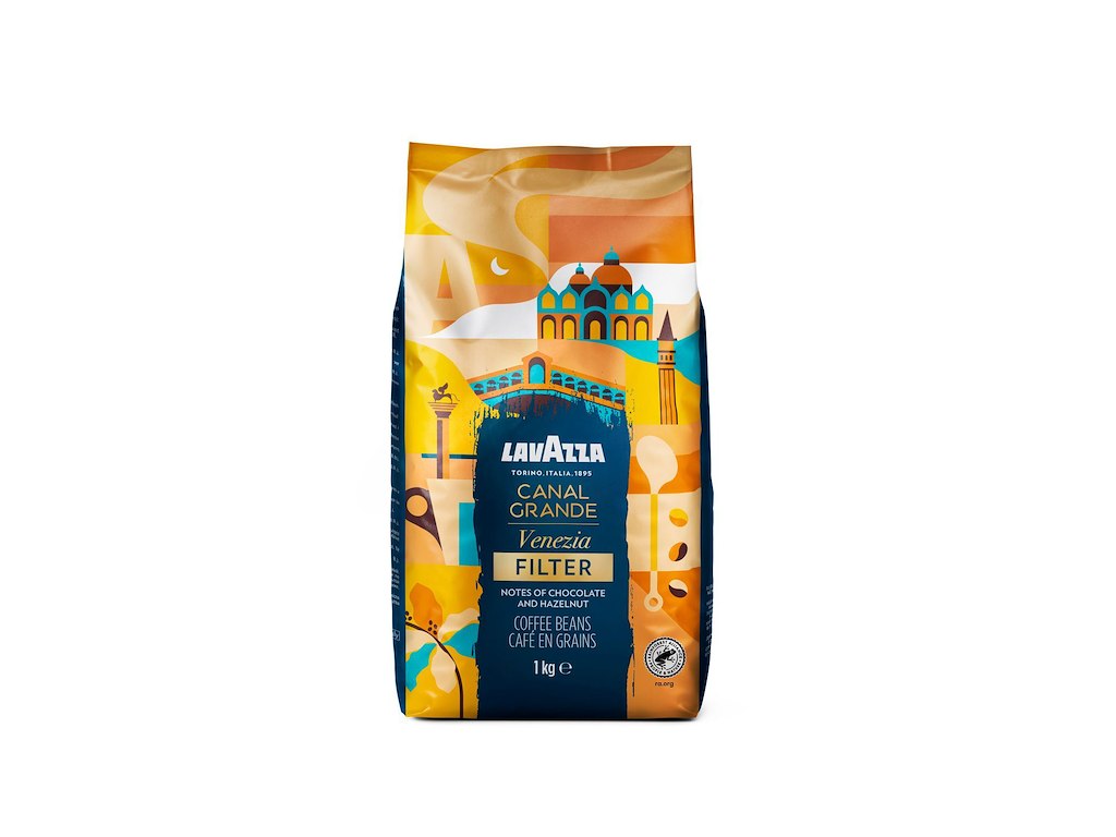 Kaffe Lavazza Tales Of Italy Canal Grande 1kg Hele Bønner