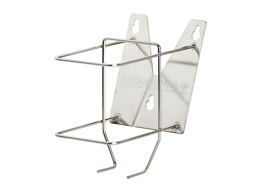 Dispenser Væghængt holder Dispenso 600ml Stål Sølv til pumpeflasker