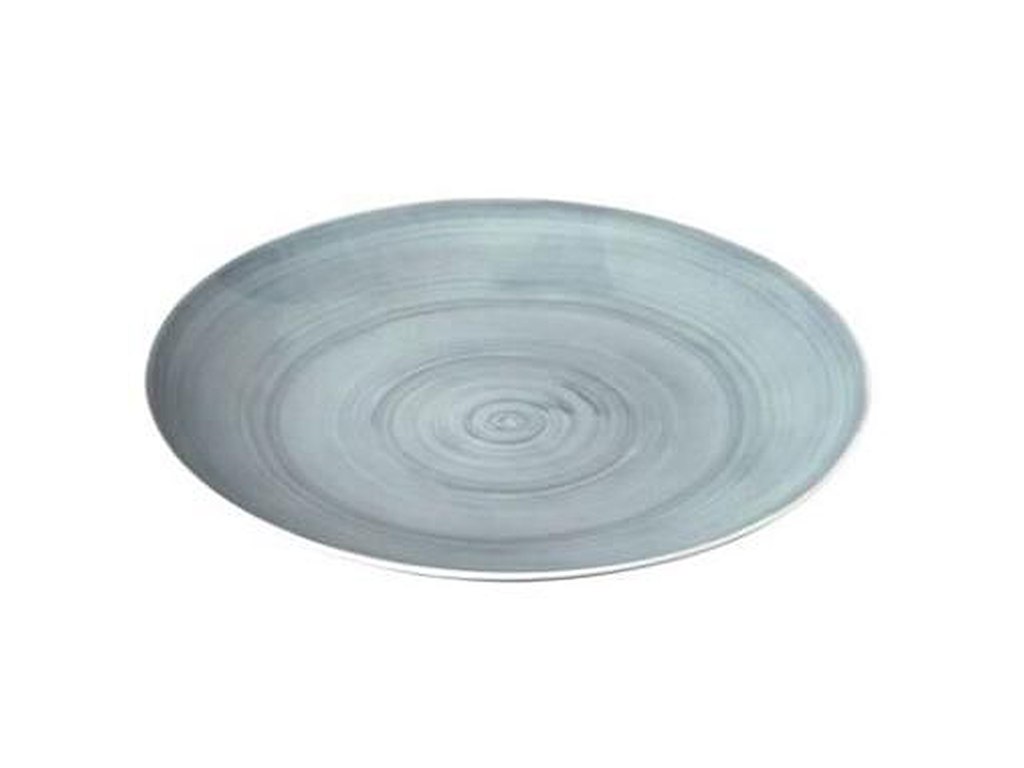 Tallerken Spal Savona Ø28 cm Flad Porcelæn Grå