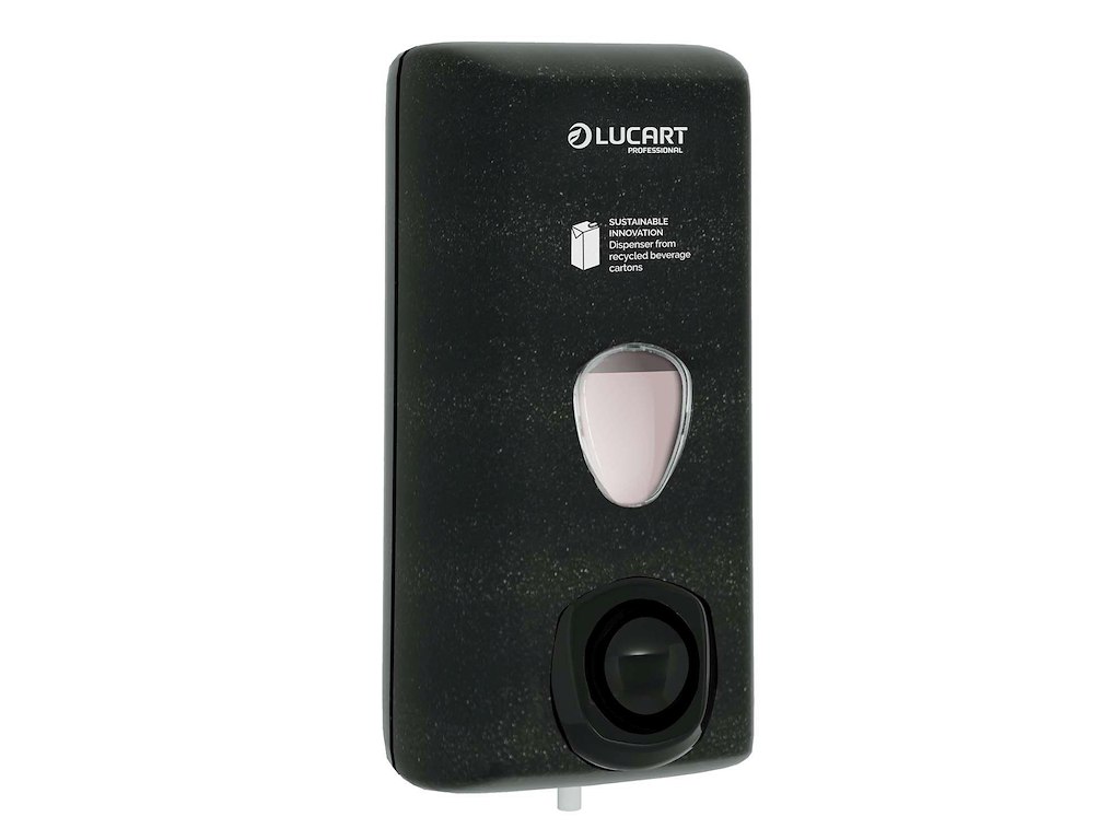 Dispenser Manuel Lucart Pro EcoNatural Liquid soap 550ml Plast Sort til sæbe