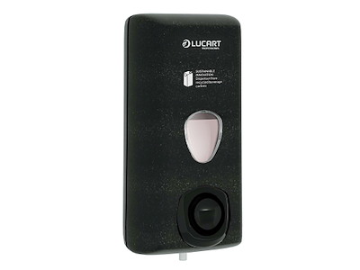 Dispenser Manuel Lucart Pro EcoNatural Liquid soap 550ml Plast Sort til sæbe