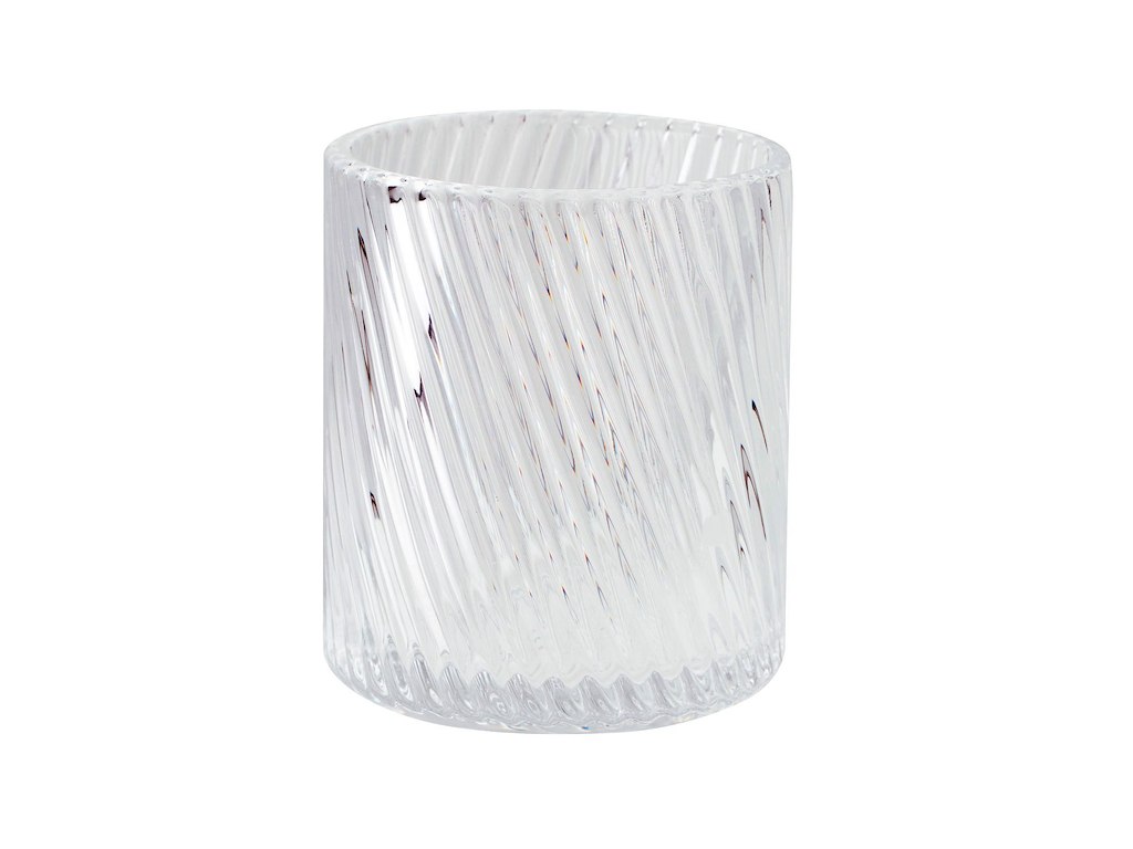 Bolsius Glaslys Twist Relight Transparent uden Refill