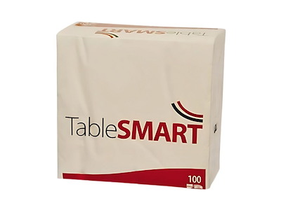 Serviet TableSMART 40x40cm 3-lag hvid
