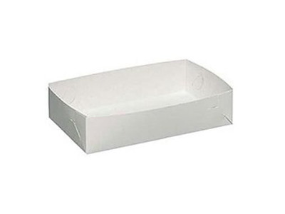 Kageæske fold selv nr 2 L230xB140xH50mm pap hvid