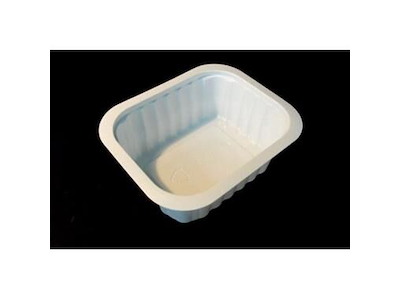 Bakke 1-rum 1/8 GN 470 ml 138x114x53 mm PP Hvid