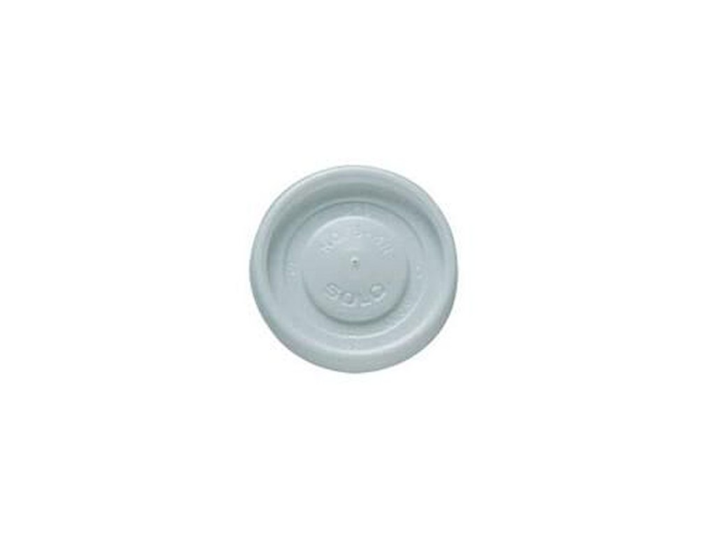 Drikkelåg CPLA Ø62xH15mm Til Kaffebæger Hvid
