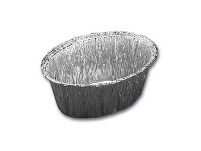 Alubakke 260 ml Oval Sølv