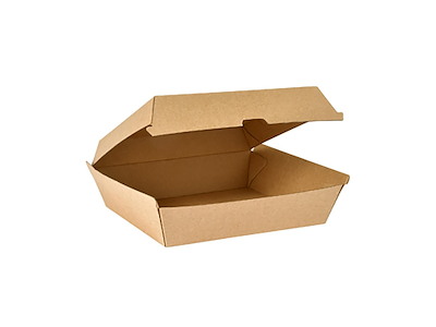 Takeaway boks 178x160x75mm Kraft Brun/Brun