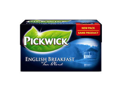 Te Sort Pickwick English Breakfast 20 breve