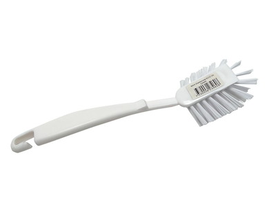 Opvaskebørste Blød/Medium Max Eco 24cm PET/RPBT med Skrabekant Hvid