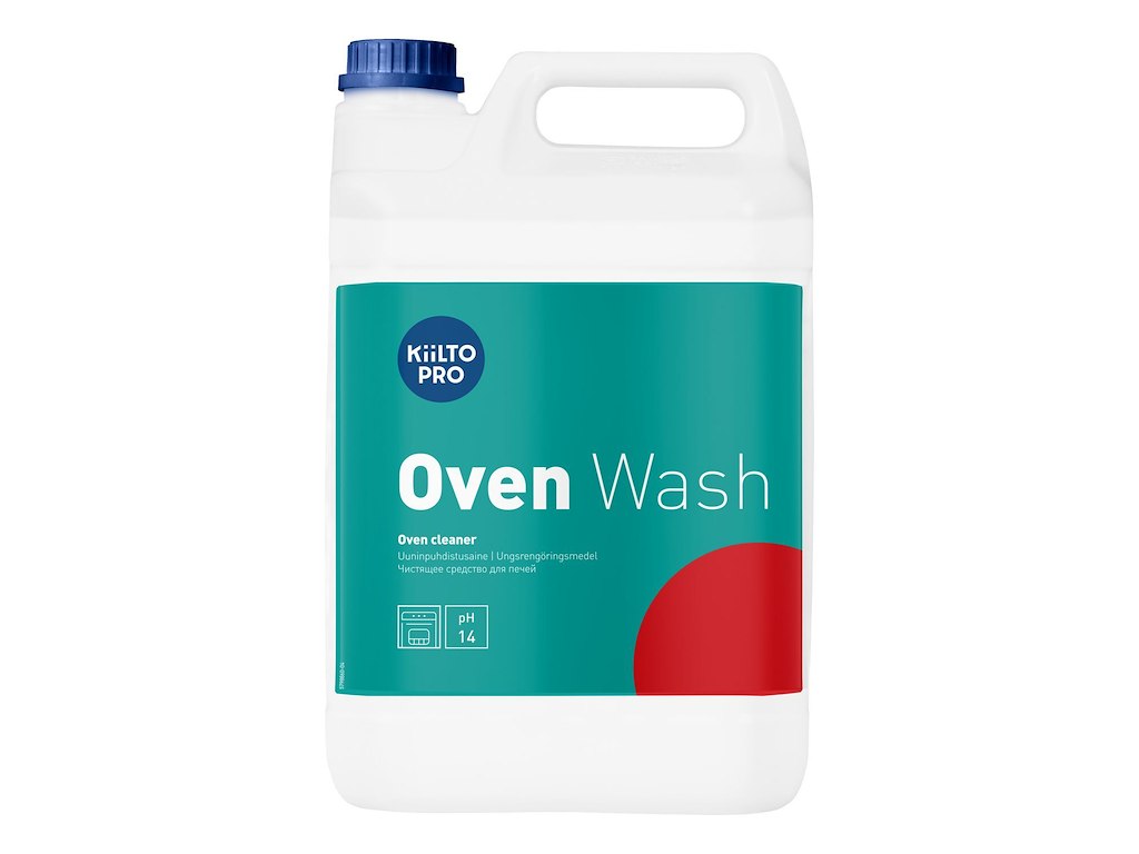 Ovnrengøring Flydende Kiilto Pro Oven Wash 5ltr Surt til automatisk rengøring