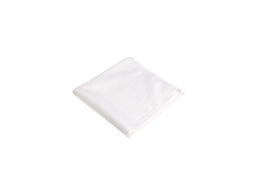 Universalklud, microfiber, 40*40, hvid (pallesalg)