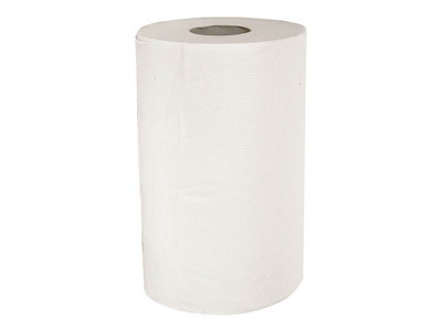 Håndklæderulle H20 cm x L72 m 2-lags Svanemærket med Hylse Hvid Nyfiber