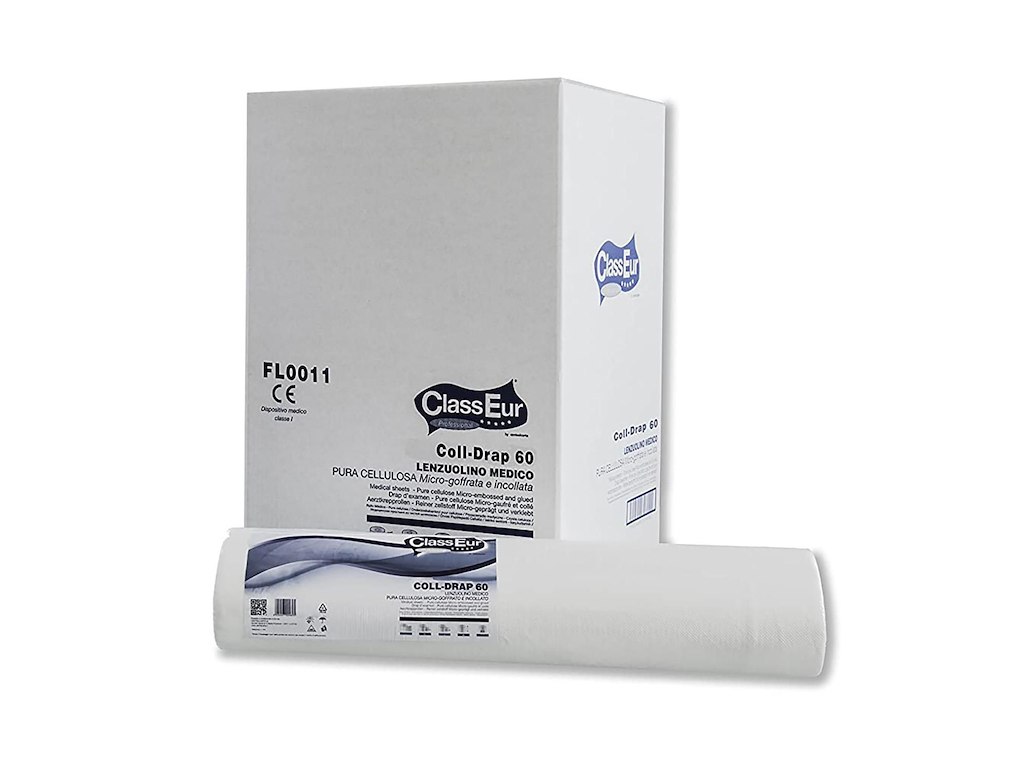 Lejepapir Pristine 60 cm x 50 m, 2 lag nyfiber perforeret 34 cm ark