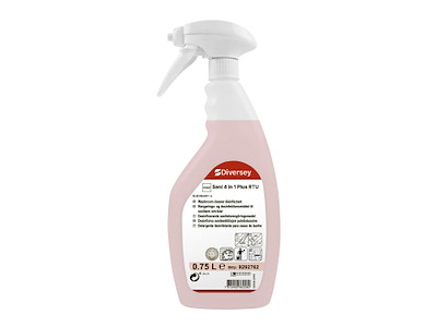 Sanitetsrengøring Surt Taski Sani 4 in 1 Plus RTU 750ml med Parfume/Lugtfjerner