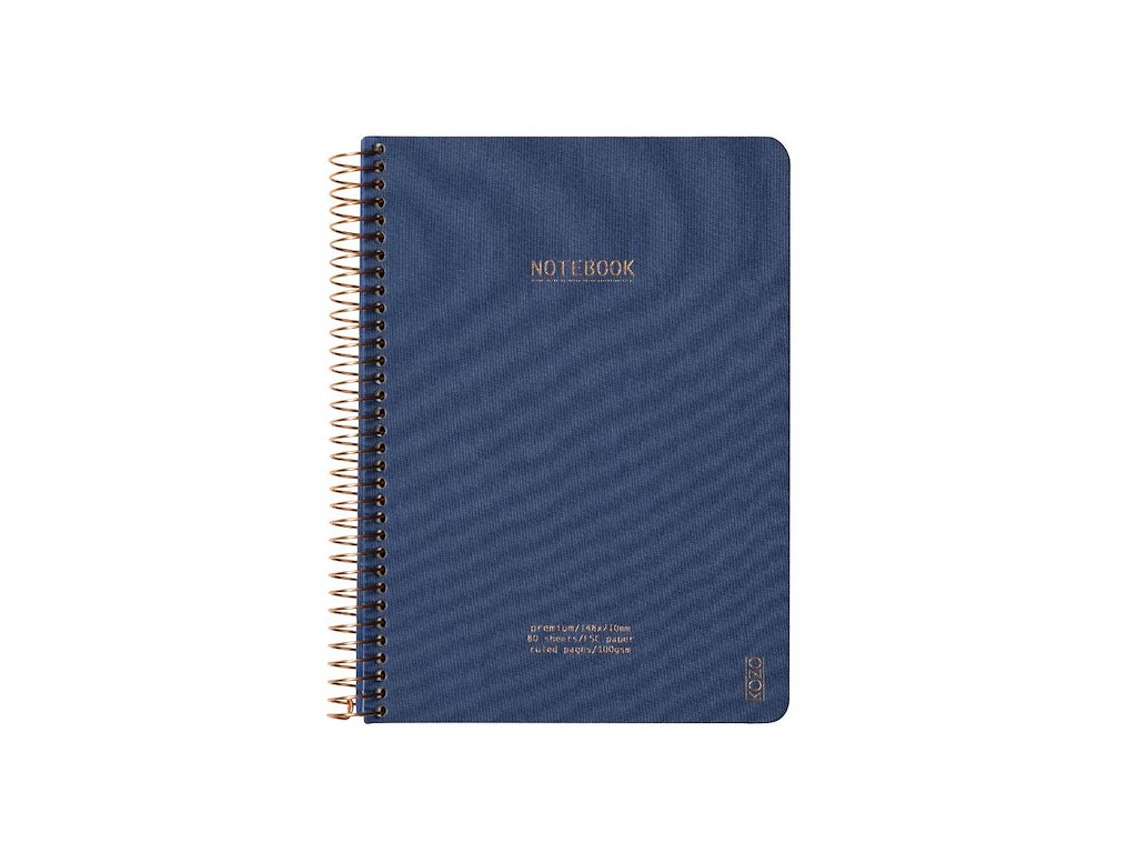 KOZO Notesbog A5 Premium Navy