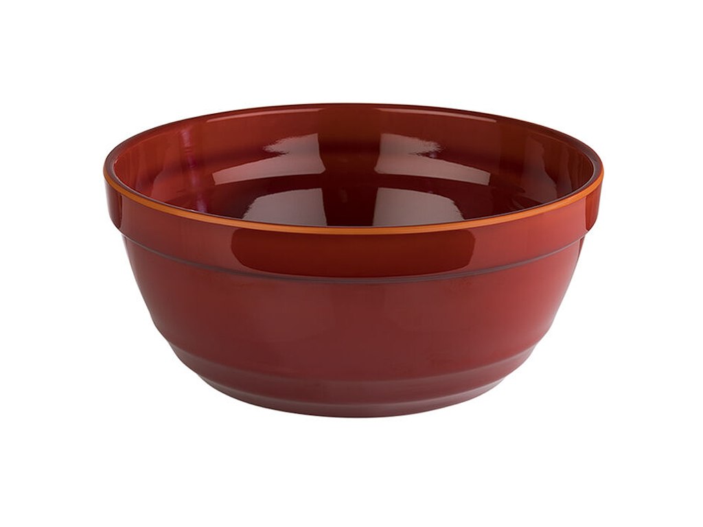 Skål Emma 2.3ltr Ø23x10.5cm melamin rød