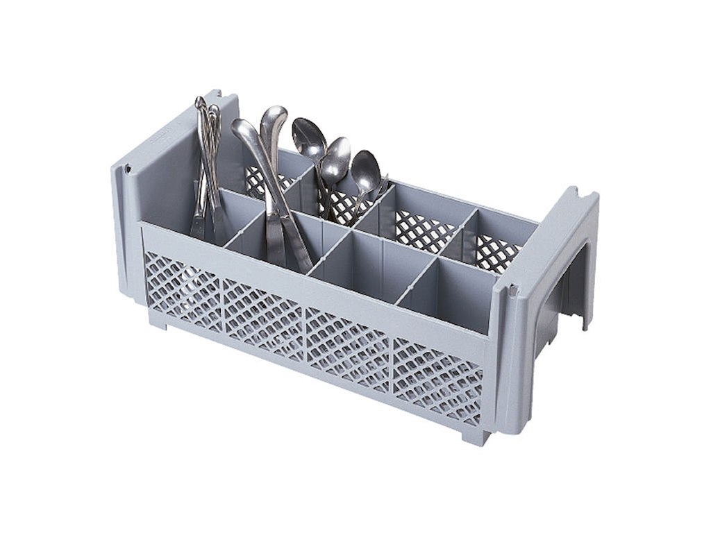 Bestikkasse Cambro 8 rum L18.42xB45.16xH19.69cm PP Grå