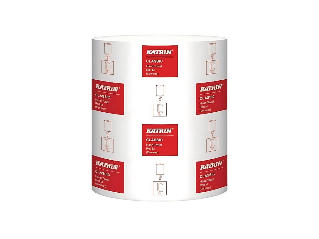 Håndklæderulle Katrin Midi 1-lag 205 mm x320 m uden Hylse Uperforeret