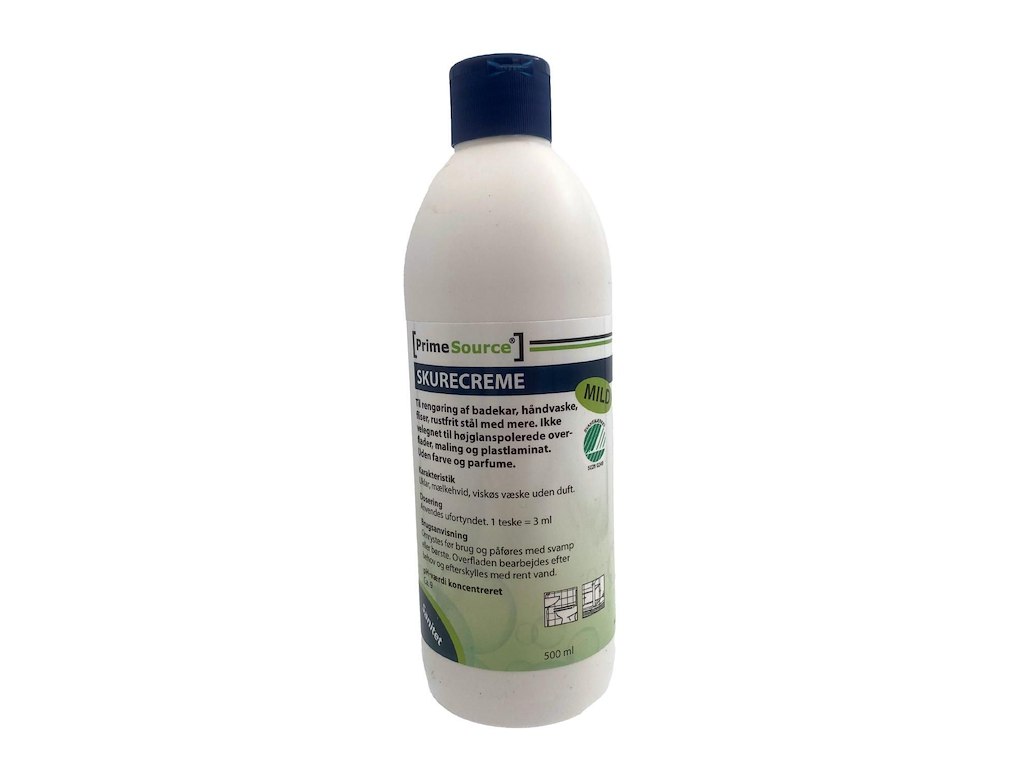 Skurecreme Prime Source Mild 500ml Svanemærket uden Farve/Parfume