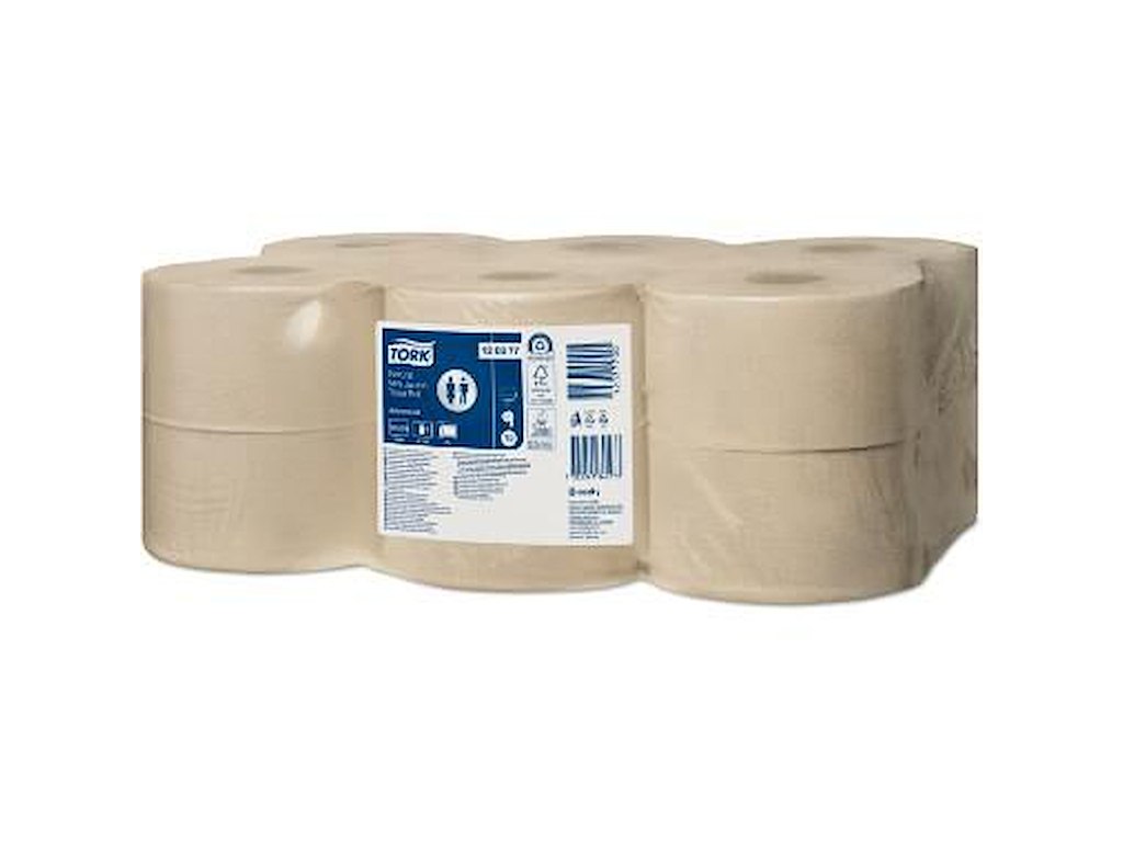 Toiletpapir Tork Jumbo Mini T2 170m 2-lag Natur
