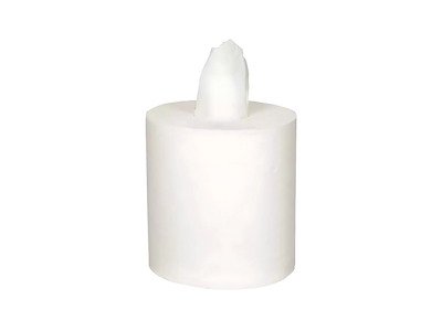 H?ndkl?derulle 2-lags Hvid uden Hylse 140 meter pr. Rl.