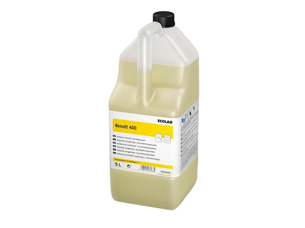 Grundrengøring Gulv/Ovfl/Inv Renolit 400 5ltr u Parfume Manuel/Skum til køkken