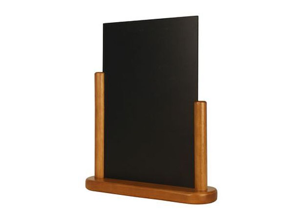 Tavle Securit 32x28x6 cm med Ramme massivt træ